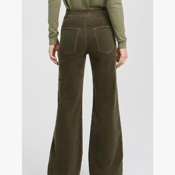 NWT ASKK NY Brighton Corduroy Wide Leg Pants Size 24 - Picture 5 of 8